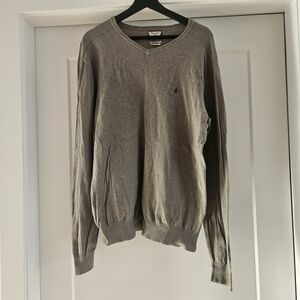 Volcom V-Neck Gray Sweater for Men